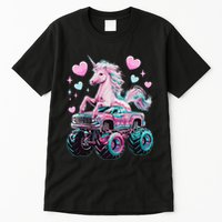 Monster Truck Unicorn Girl Birthday Party Monster Truck Tall T-Shirt