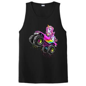 Monster Truck Unicorn Birthday Party Monster Truck Girl Gift PosiCharge Competitor Tank