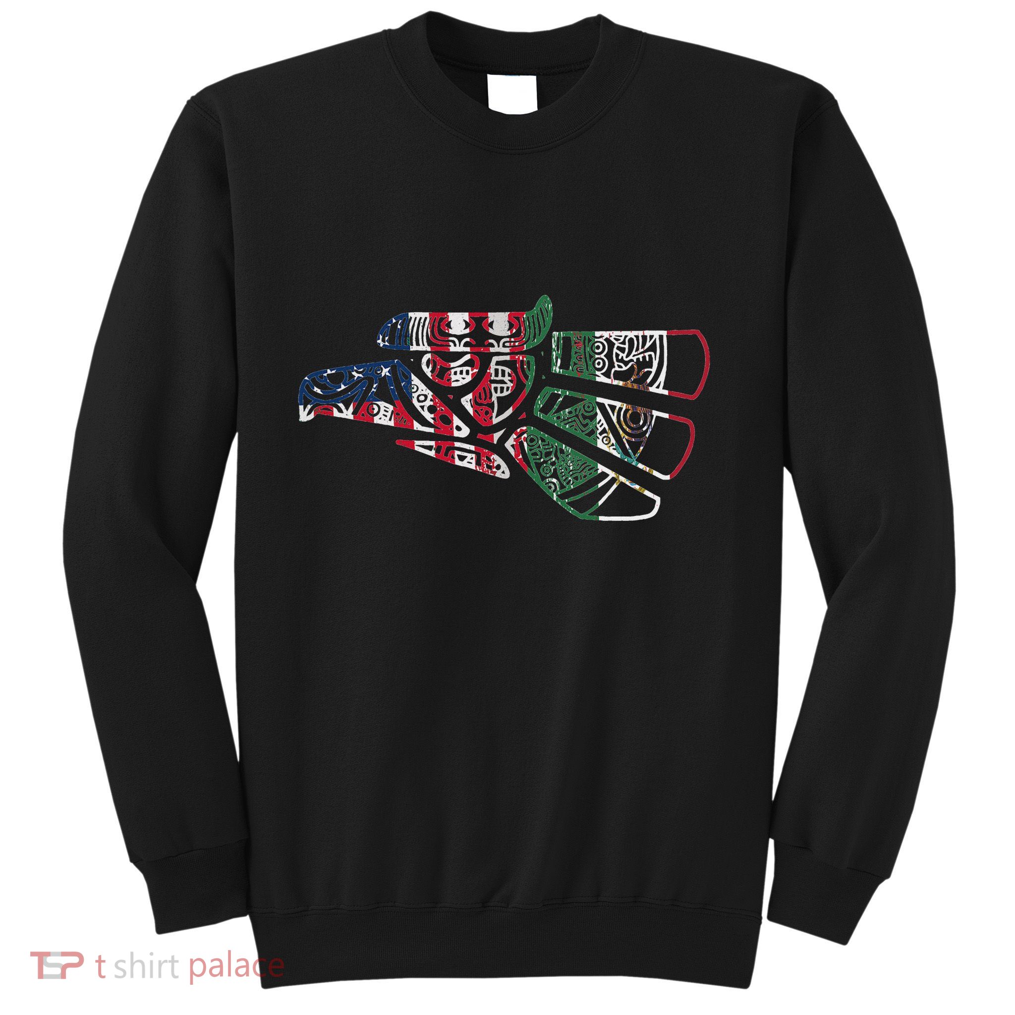 Mexico T Us Flag Patriot Mexican Flag American Flag Sweatshirt