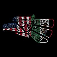 Mexico T Us Flag Patriot Mexican Flag American Flag Drawstring Bag