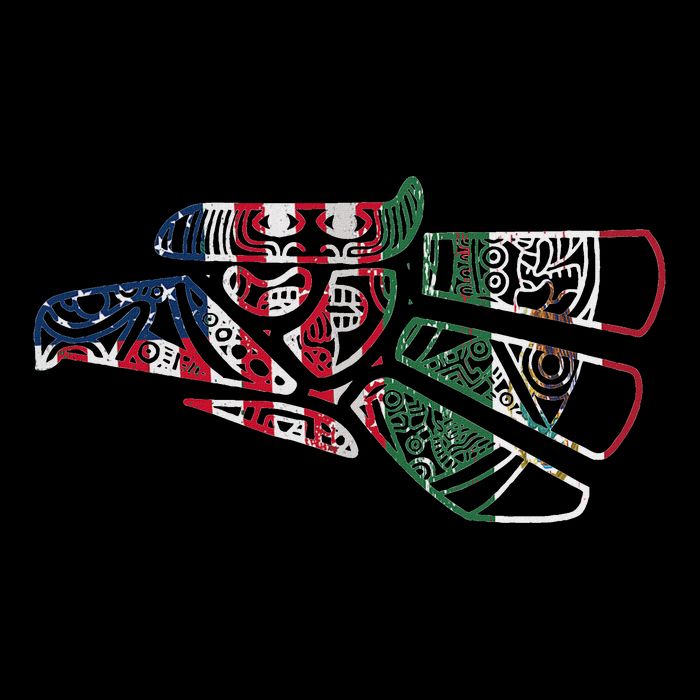 Mexico T Us Flag Patriot Mexican Flag American Flag Drawstring Bag