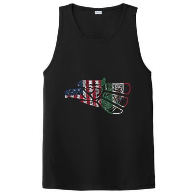 Mexico T Us Flag Patriot Mexican Flag American Flag PosiCharge Competitor Tank