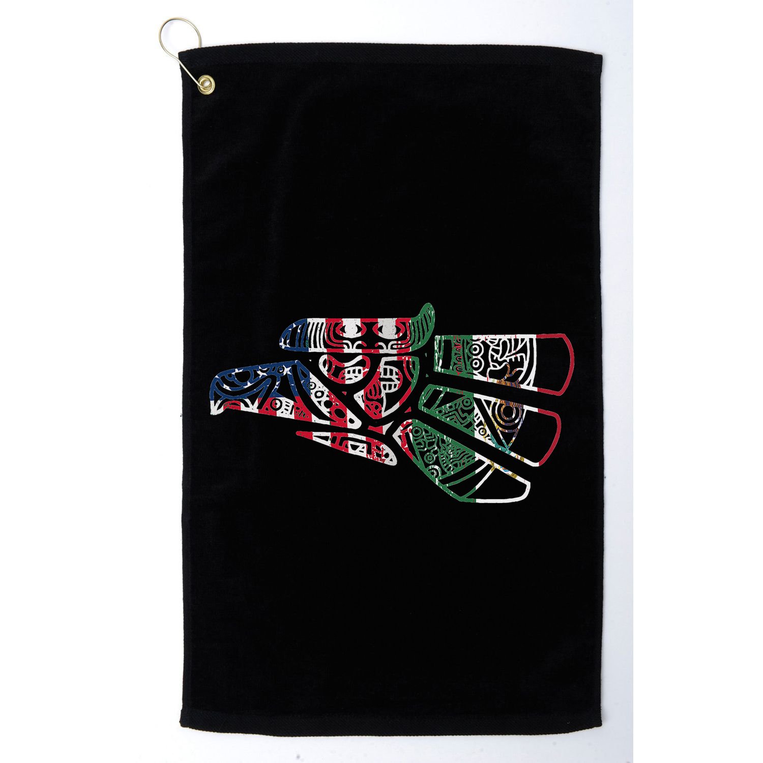 Mexico T Us Flag Patriot Mexican Flag American Flag Golf Towel