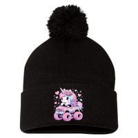 Monster Truck Unicorn Birthday Party Monster Truck Girl Pom Pom 12in Knit Beanie