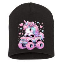 Monster Truck Unicorn Birthday Party Monster Truck Girl Short Acrylic Beanie