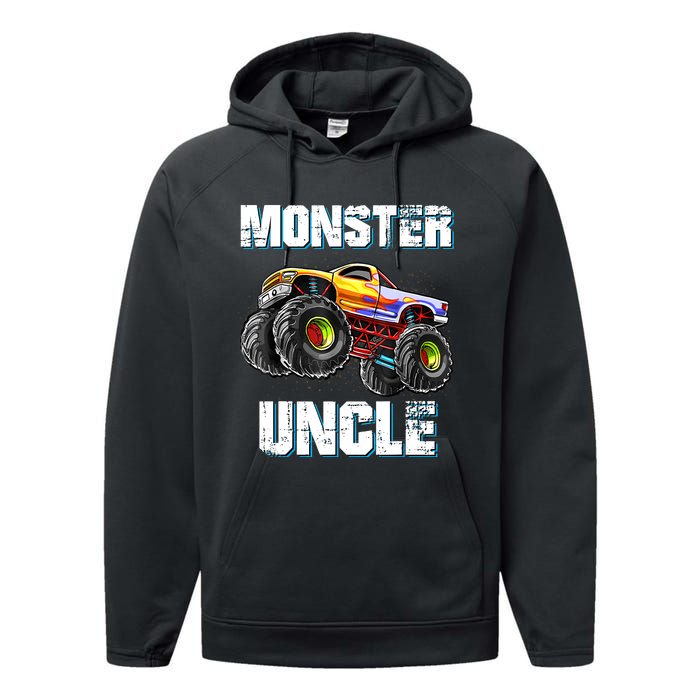 Monster Truck Uncle Performance Fleece Hoodie