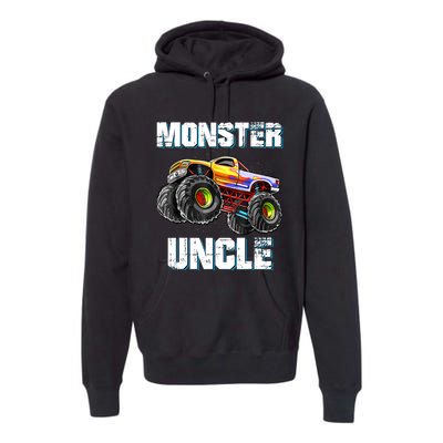 Monster Truck Uncle Premium Hoodie