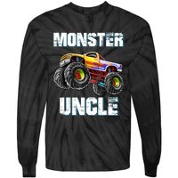 Monster Truck Uncle Tie-Dye Long Sleeve Shirt