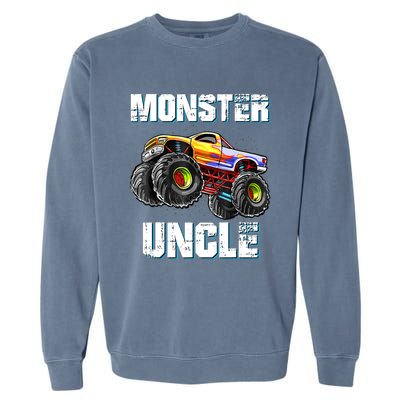 Monster Truck Uncle Garment-Dyed Sweatshirt