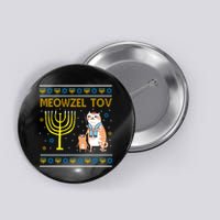 Meowzel Tov Ugly Hanukkah Cat Funny Button