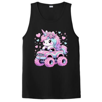 Monster Truck Unicorn Birthday Party Monster Truck Girl PosiCharge Competitor Tank