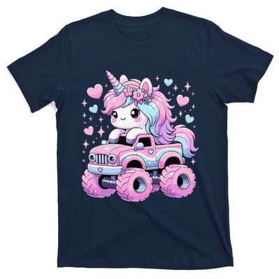 Monster Truck Unicorn Birthday Party Monster Truck Girl T-Shirt