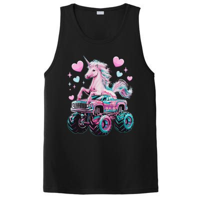 Monster Truck Unicorn Girl Birthday Party Monster Truck PosiCharge Competitor Tank