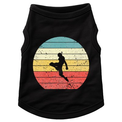 Muay Thai Vintage Retro Sunset Thai Boxing Kick Doggie Tank