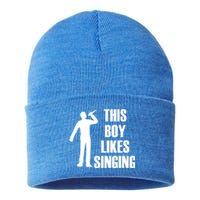 Music Teacher Vocal Coach Singer Musical Gift Sustainable Knit Beanie