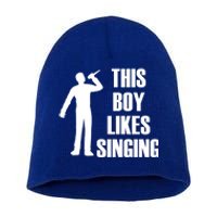 Music Teacher Vocal Coach Singer Musical Gift Short Acrylic Beanie