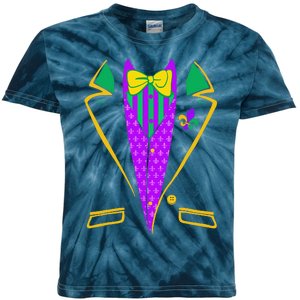 Mardigras Tuxedo Vest Kids Tie-Dye T-Shirt