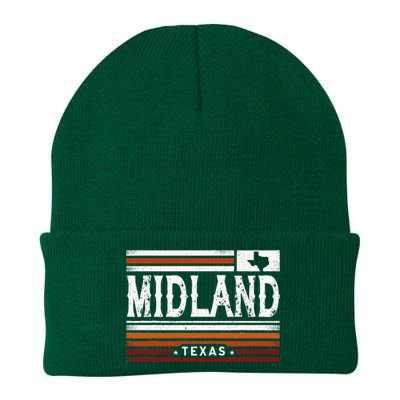 Midland Texas Vintage Country Retro Knit Cap Winter Beanie