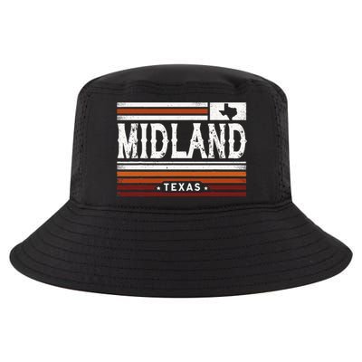 Midland Texas Vintage Country Retro Cool Comfort Performance Bucket Hat