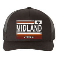 Midland Texas Vintage Country Retro Yupoong Adult 5-Panel Trucker Hat