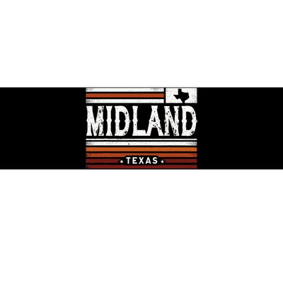 Midland Texas Vintage Country Retro Bumper Sticker