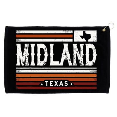 Midland Texas Vintage Country Retro Grommeted Golf Towel