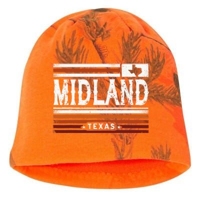 Midland Texas Vintage Country Retro Kati - Camo Knit Beanie