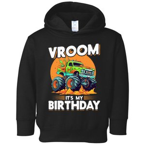 Monster Truck Vroom It´s my Birthday Toddler Hoodie