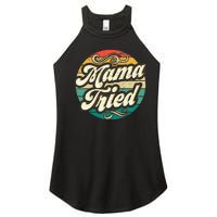 Mama Tried Vintage Country Music Outlaw Retro Women’s Perfect Tri Rocker Tank