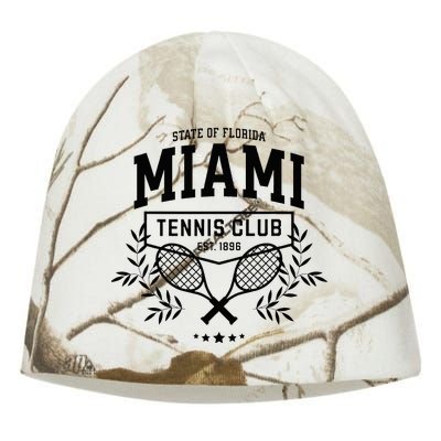 Miami Tennis Varsity Player Style Kati - Camo Knit Beanie