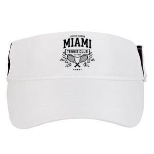 Miami Tennis Varsity Player Style Adult Drive Performance Visor