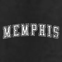 Memphis Tn Varsity Style Home Of The Blues Grunge White Adult Drive Performance Visor
