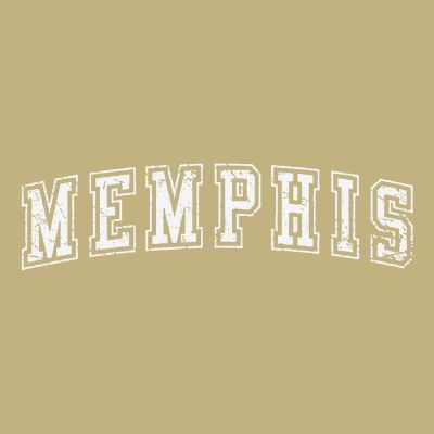 Memphis Tn Varsity Style Home Of The Blues Grunge White T-Shirt
