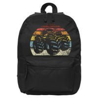 Monster Truck Vintage Retro Style Gift 16 in Basic Backpack