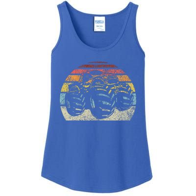 Monster Truck Vintage Retro Style Ladies Essential Tank