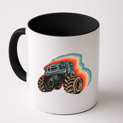 Monster Trucks Vintage Retro Vintage Monster Trucks Funny Gift Mug