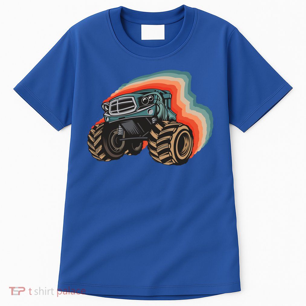 Monster Trucks Vintage Retro Vintage Monster Trucks Funny Gift Tall T-Shirt