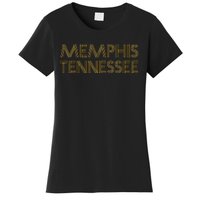 Memphis Tennessee Vintage Gifts 80S Retro Orange Memphis Women's T-Shirt