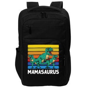 Mamasaurus Trex Velociraptor Raptor Mother Dinosaur 2 Meaningful Gift Impact Tech Backpack