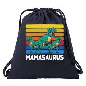 Mamasaurus Trex Velociraptor Raptor Mother Dinosaur 2 Meaningful Gift Drawstring Bag