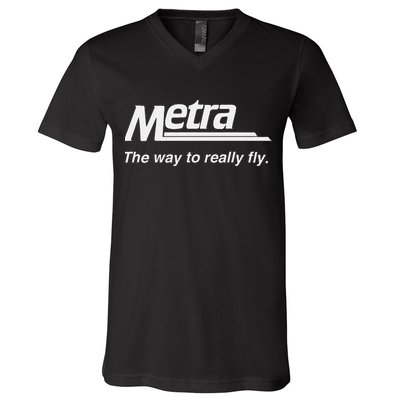 Metra The Way To Really Fly. V-Neck T-Shirt