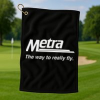 Metra The Way To Really Fly. Golf Towel
