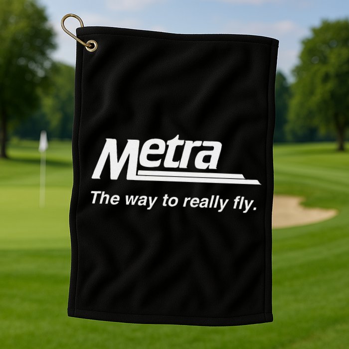 Metra The Way To Really Fly. Golf Towel