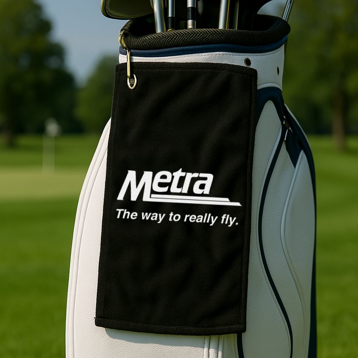 Metra The Way To Really Fly. Golf Towel