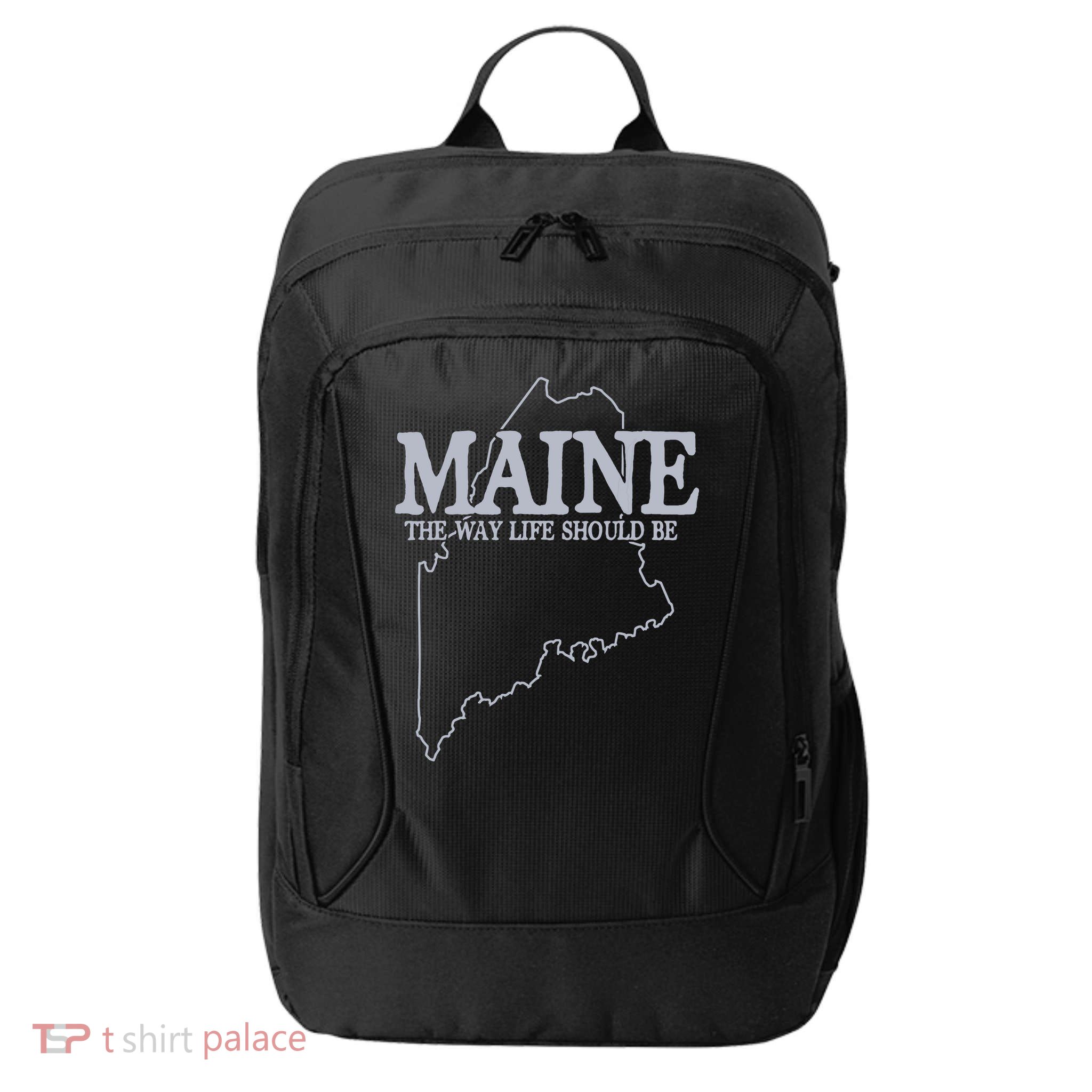 Maine The Way Life Should Be State Pride Graphic City Backpack