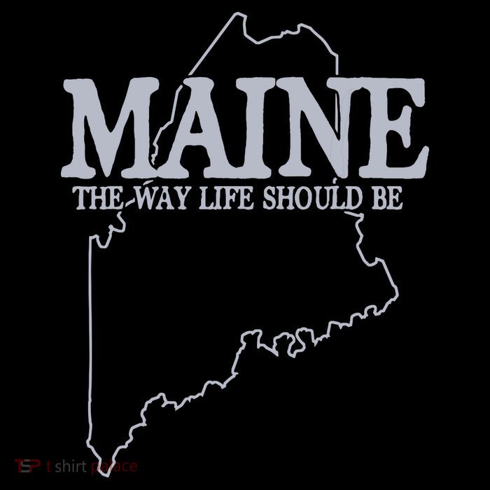 Maine The Way Life Should Be State Pride Graphic City Backpack