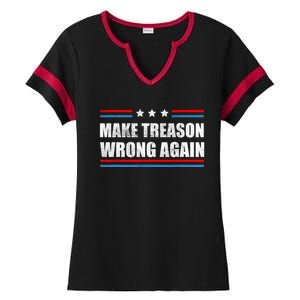 Make Treason Wrong Again Ladies Halftime Notch Neck Tee