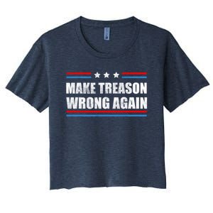 Make Treason Wrong Again Women's Crop Top Tee