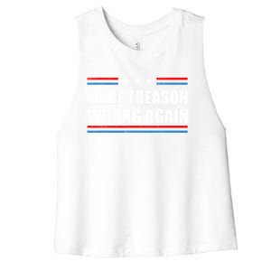 Make Treason Wrong Again Women's Racerback Cropped Tank