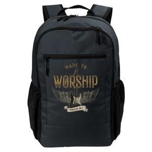 Made To Worship Psalm 95 1 Christian Worship Bible Verse Daily Commute Backpack